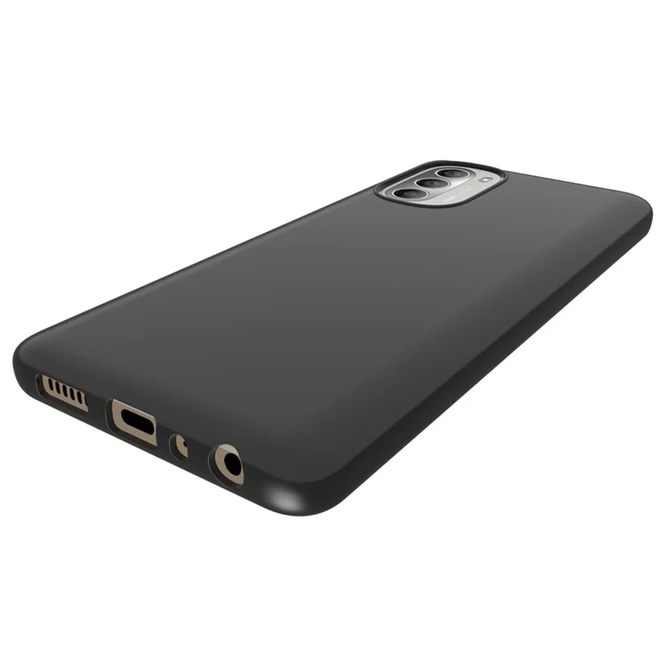 10 Teile / Paket Matte Oberflächenhülle Flexible TPU Schutzabdeckung Für Motorola Moto G51 5G