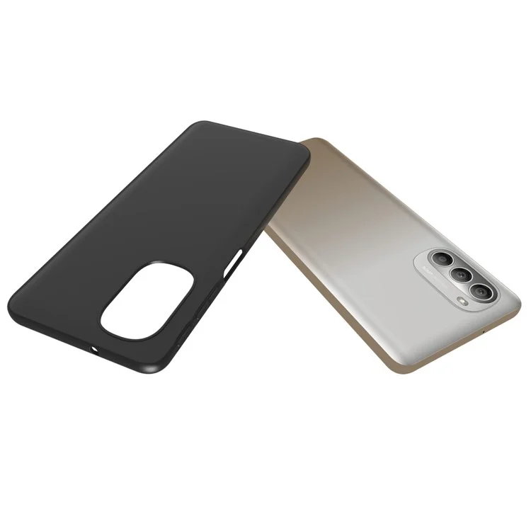 10 Teile / Paket Matte Oberflächenhülle Flexible TPU Schutzabdeckung Für Motorola Moto G51 5G