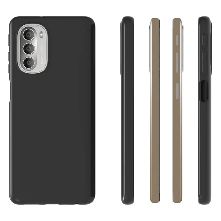 10 Teile / Paket Matte Oberflächenhülle Flexible TPU Schutzabdeckung Für Motorola Moto G51 5G