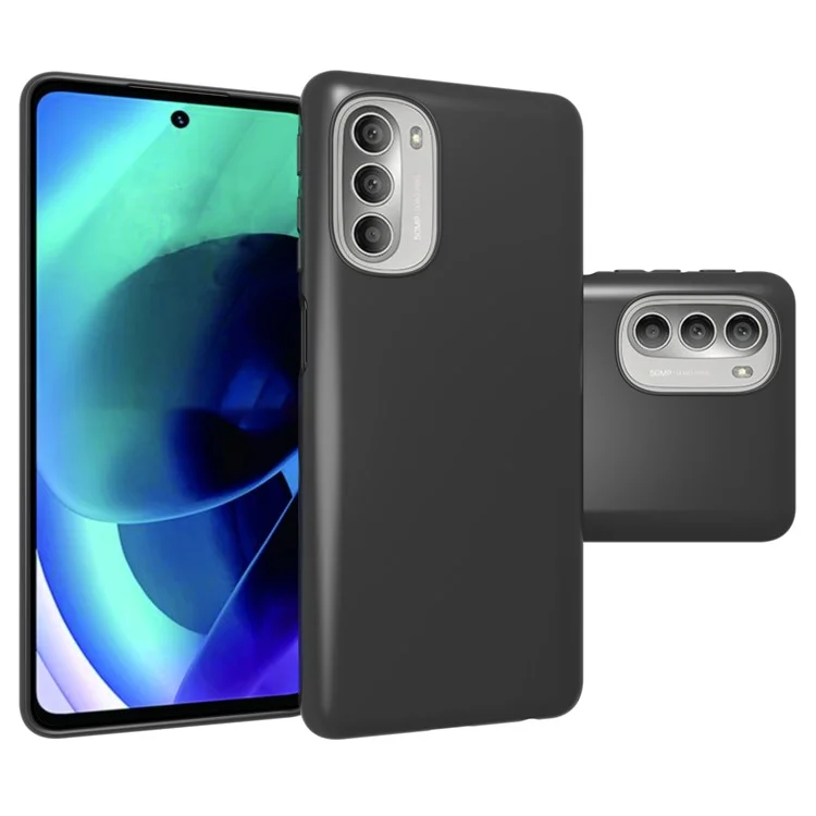 10 Teile / Paket Matte Oberflächenhülle Flexible TPU Schutzabdeckung Für Motorola Moto G51 5G