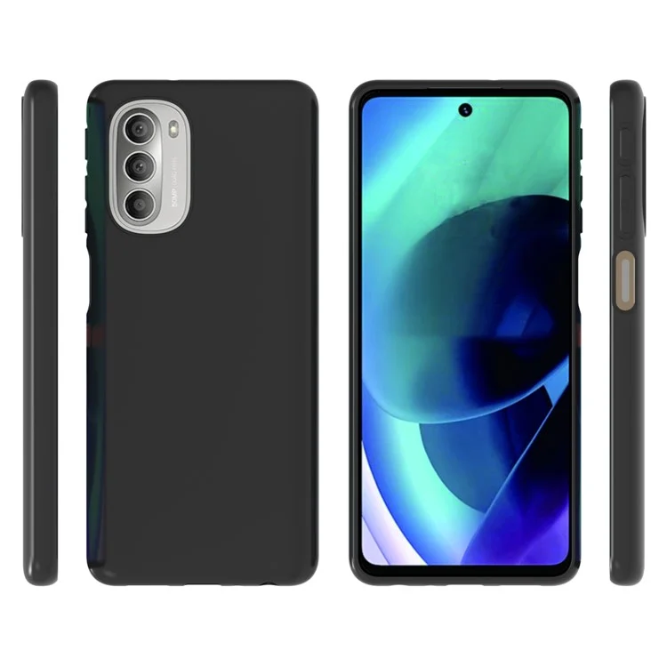 10 Teile / Paket Matte Oberflächenhülle Flexible TPU Schutzabdeckung Für Motorola Moto G51 5G