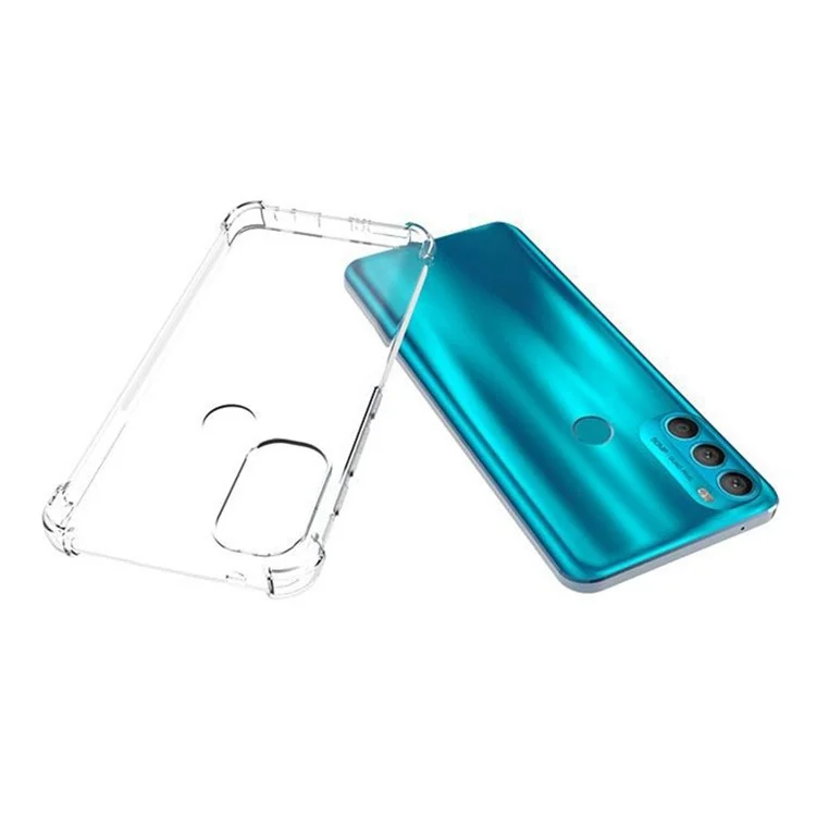 Drop Protection Reinforced Corners Clear Soft TPU Anti-Slip Phone Case for Motorola Moto G71 5G