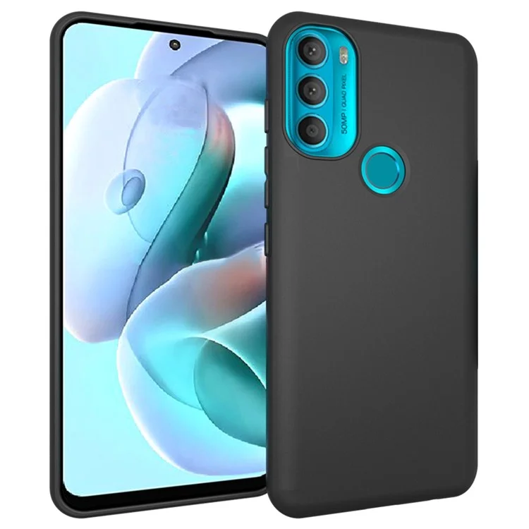10Pcs/Pack Double-sided Matte Finish Soft TPU Protective Cover Mobile Phone Back Case for Motorola Moto G71 5G
