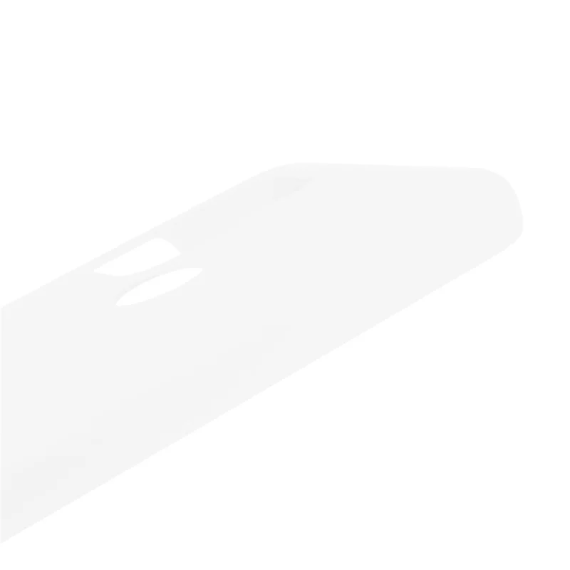 Rubberized Anti-fingerprint Drop-proof Hard PC Phone Case Protective Cover for Motorola Moto G60S - White