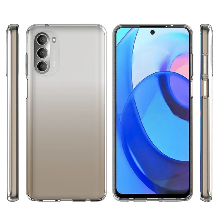 10pcs / Pack Interno Case Traseiro Sem Marca D'água Para Motorola Moto G Stylus (2022), Soft TPU Crystal Mobile Phone Cover