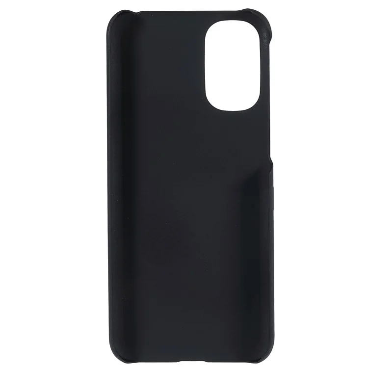 Para Motorola Moto G31/G41 Anti-queda Acabamento Envernizado Capa Dura de PC para Celular Protetor de Carcaça - Preto