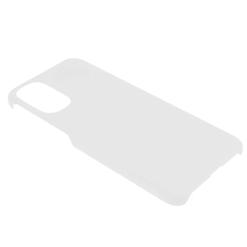 For Motorola Moto G31/G41 Anti-fall Rubberized Finish Hard PC Cell Phone Case Shell Protector - White