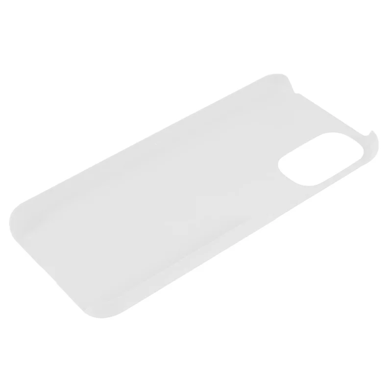 For Motorola Moto G31/G41 Anti-fall Rubberized Finish Hard PC Cell Phone Case Shell Protector - White