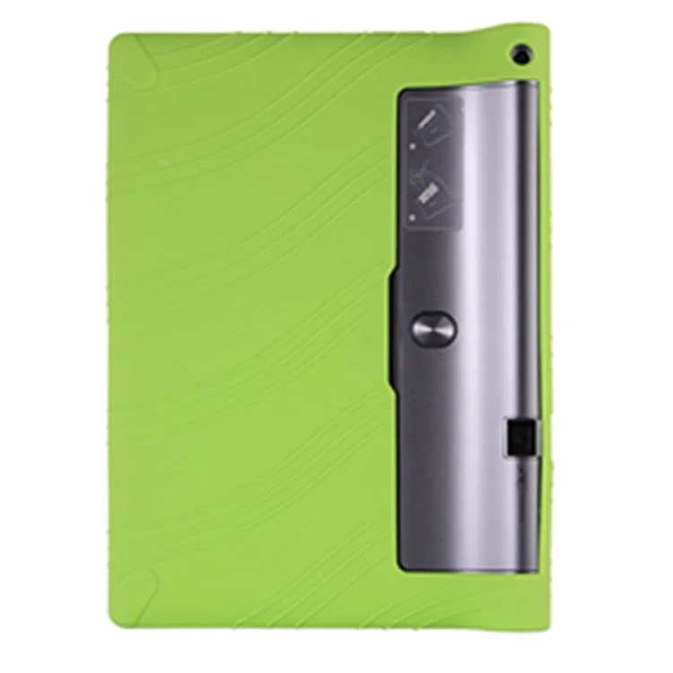 Funda protectora de silicona suave a prueba de golpes y caídas para la Lenovo Yoga Tab 3 Pro de 10 pulgadas, modelo X90F - Verde