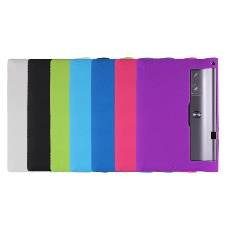 Funda protectora de silicona suave a prueba de golpes y caídas para la Lenovo Yoga Tab 3 Pro de 10 pulgadas, modelo X90F - Verde