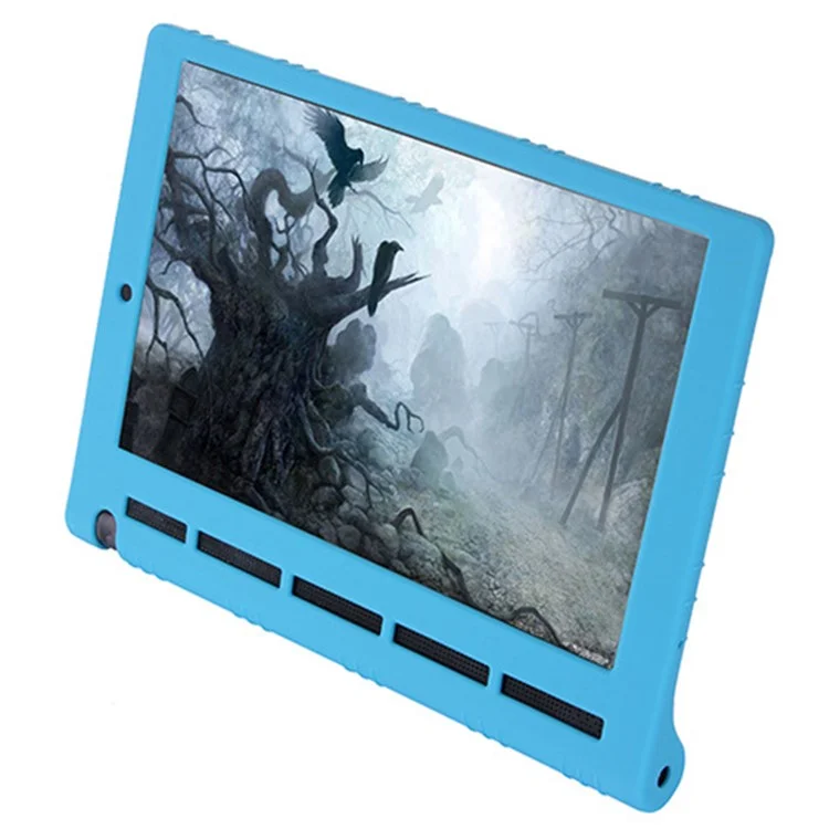 For Lenovo Yoga Tab 3 10 T3-X50/YT3-X50F/YT3-X50M/YT3-X50L Anti-scratch Soft Silicone Tablet Case Shell - Purple