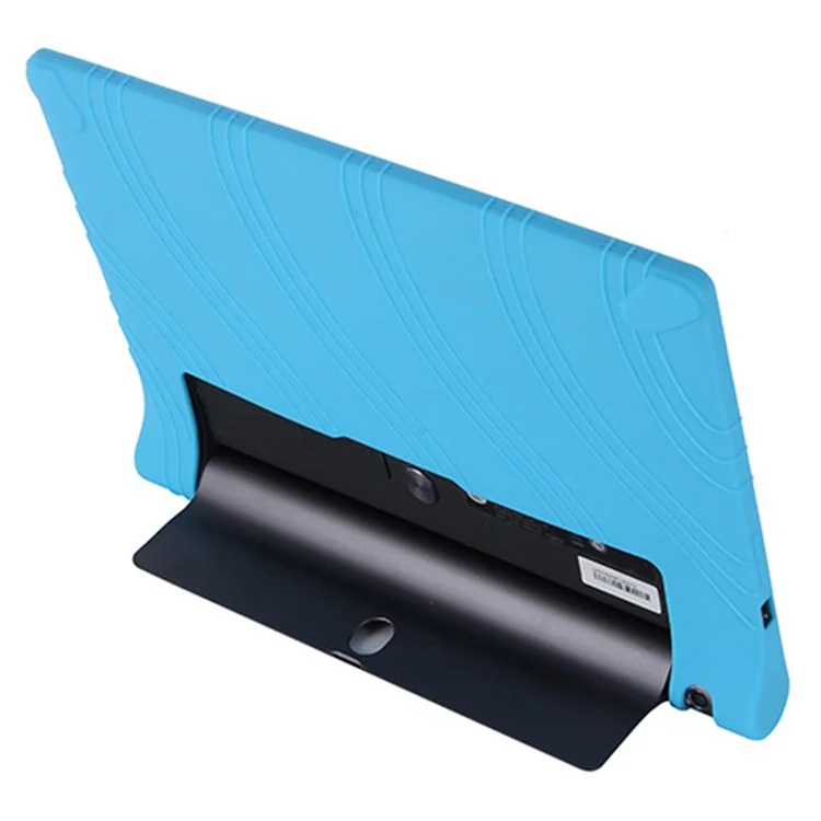 For Lenovo Yoga Tab 3 10 T3-X50/YT3-X50F/YT3-X50M/YT3-X50L Anti-scratch Soft Silicone Tablet Case Shell - Dark Blue