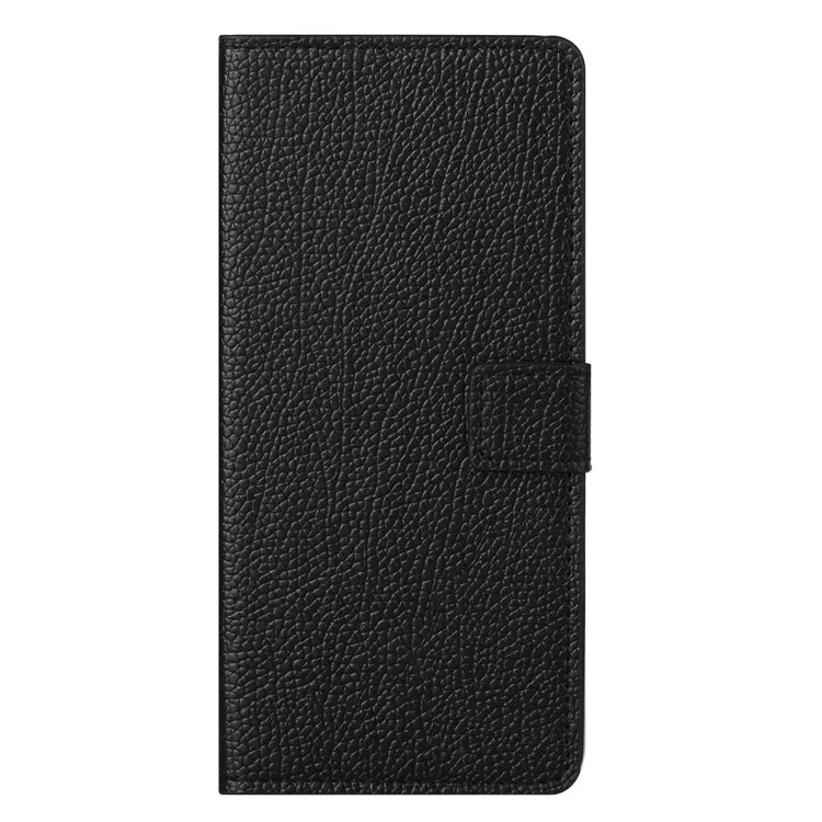 Para Motorola Moto G22 Funda de cartera de piel de textura de lichee PU con cierre magnético Soporte de teléfono móvil Cubierta