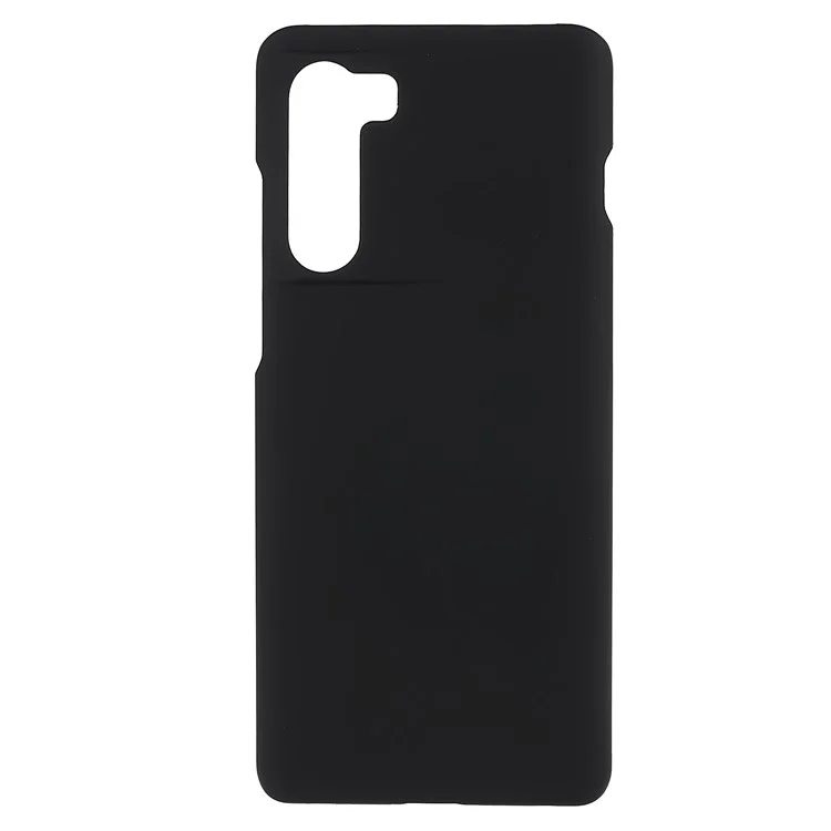 Para Motorola Edge S30 Cell Phone Voltar Superfície Brilhante Revestido PC Rígido Anti-Scratch Telefone Capa - Preto