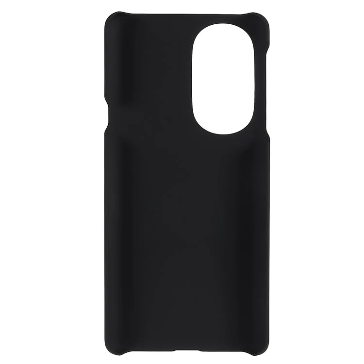 Für Motorola Edge X30 Glossy Surface Mobiltelefon Tasche Tasche Rubberized Hard PC Anti-Scratch Schutzhülle - Schwarz