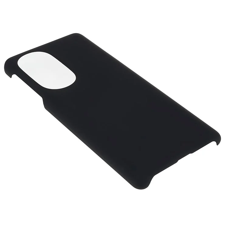 Für Motorola Edge X30 Glossy Surface Mobiltelefon Tasche Tasche Rubberized Hard PC Anti-Scratch Schutzhülle - Schwarz