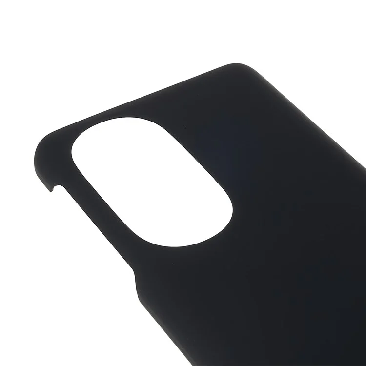Für Motorola Edge X30 Glossy Surface Mobiltelefon Tasche Tasche Rubberized Hard PC Anti-Scratch Schutzhülle - Schwarz