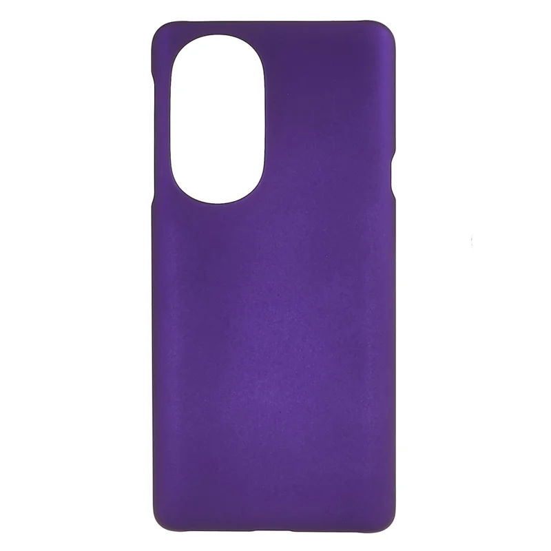 For Motorola Edge X30 Glossy Surface Mobile Phone Bag Case Rubberized Hard PC Anti-Scratch Protective Phone Cover - Purple