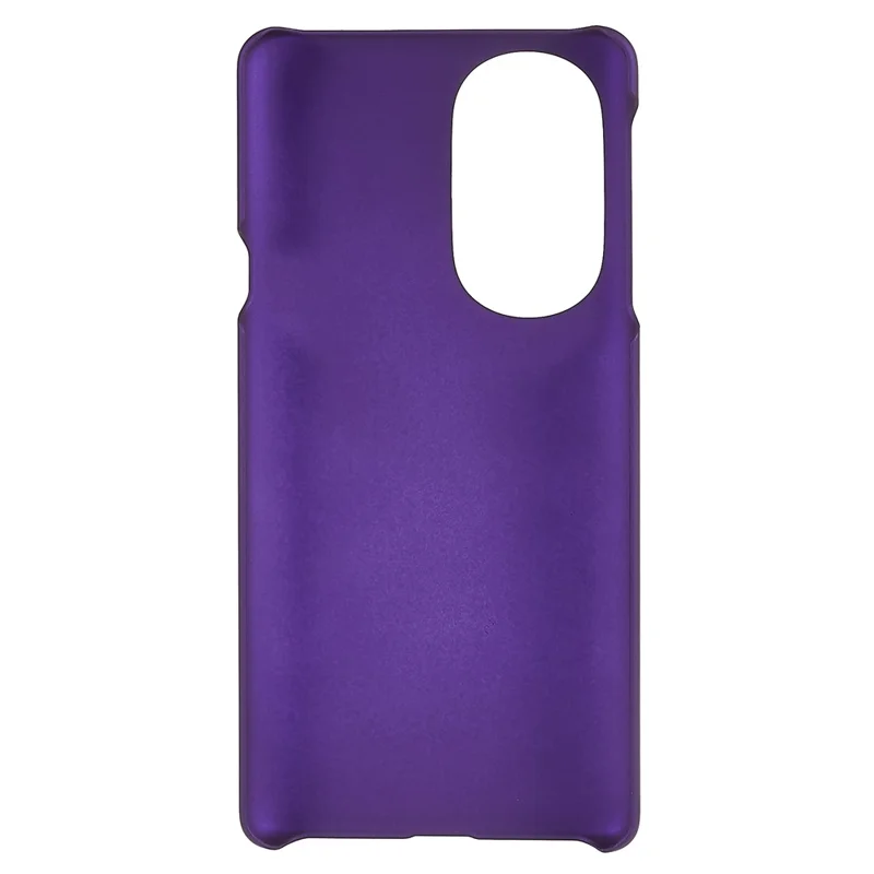 For Motorola Edge X30 Glossy Surface Mobile Phone Bag Case Rubberized Hard PC Anti-Scratch Protective Phone Cover - Purple
