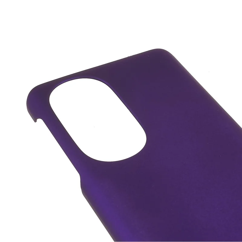 For Motorola Edge X30 Glossy Surface Mobile Phone Bag Case Rubberized Hard PC Anti-Scratch Protective Phone Cover - Purple
