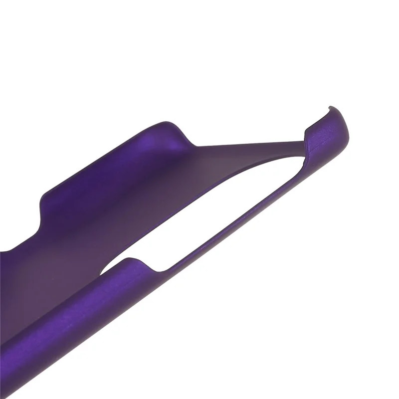 For Motorola Edge X30 Glossy Surface Mobile Phone Bag Case Rubberized Hard PC Anti-Scratch Protective Phone Cover - Purple