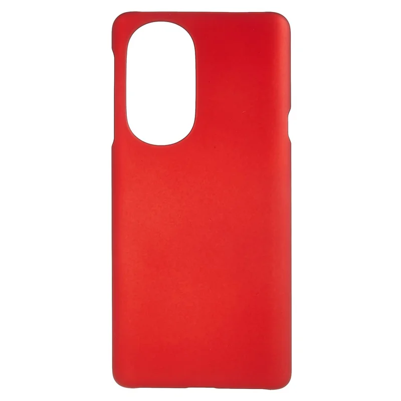 For Motorola Edge X30 Glossy Surface Mobile Phone Bag Case Rubberized Hard PC Anti-Scratch Protective Phone Cover - Red