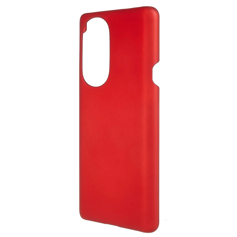 For Motorola Edge X30 Glossy Surface Mobile Phone Bag Case Rubberized Hard PC Anti-Scratch Protective Phone Cover - Red