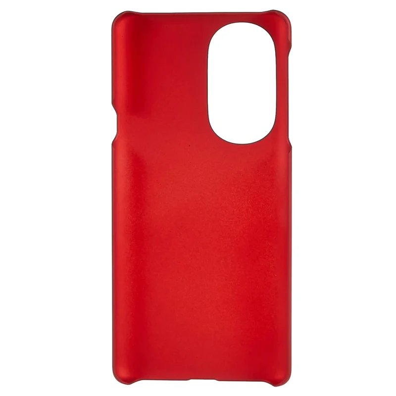 For Motorola Edge X30 Glossy Surface Mobile Phone Bag Case Rubberized Hard PC Anti-Scratch Protective Phone Cover - Red