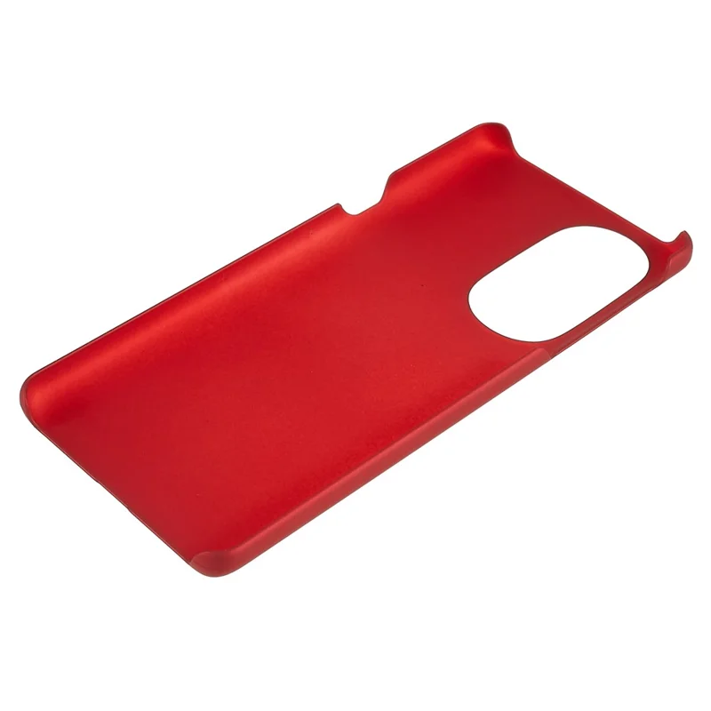 For Motorola Edge X30 Glossy Surface Mobile Phone Bag Case Rubberized Hard PC Anti-Scratch Protective Phone Cover - Red