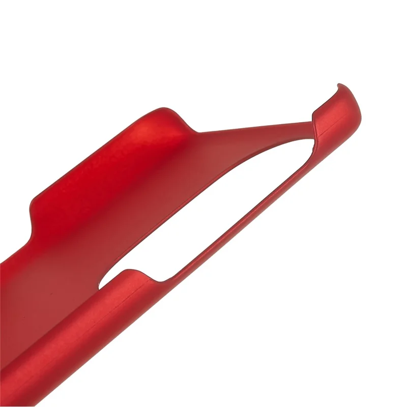 For Motorola Edge X30 Glossy Surface Mobile Phone Bag Case Rubberized Hard PC Anti-Scratch Protective Phone Cover - Red