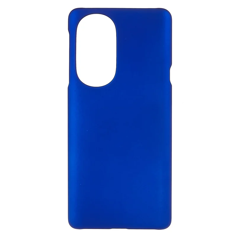 For Motorola Edge X30 Glossy Surface Mobile Phone Bag Case Rubberized Hard PC Anti-Scratch Protective Phone Cover - Blue