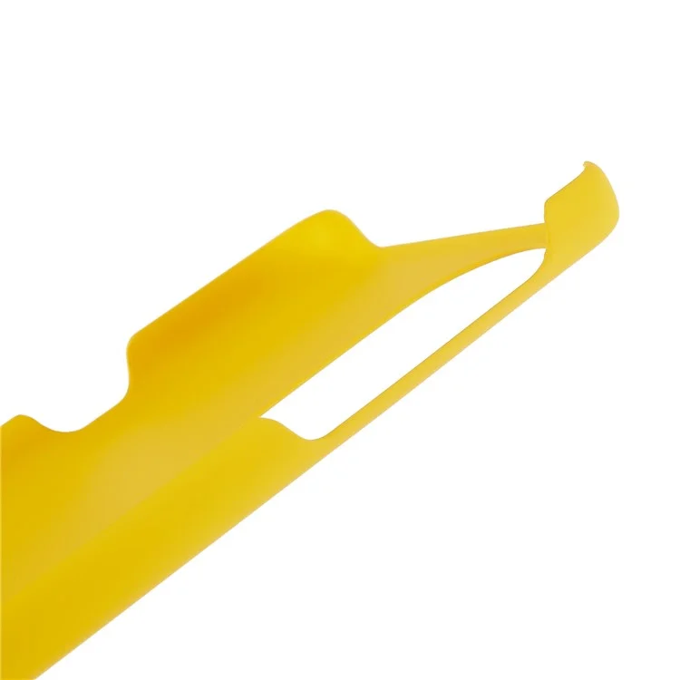 For Motorola Edge X30 Glossy Surface Mobile Phone Bag Case Rubberized Hard PC Anti-Scratch Protective Phone Cover - Yellow