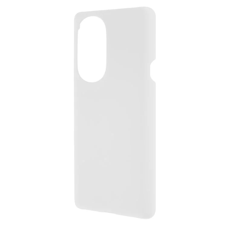 Pour Motorola Edge X30 Surface Brillante Sac De Téléphone Portable Case Caoutchouc Couverture De Protection Anti-rayures Du Disque Dur - Blanche