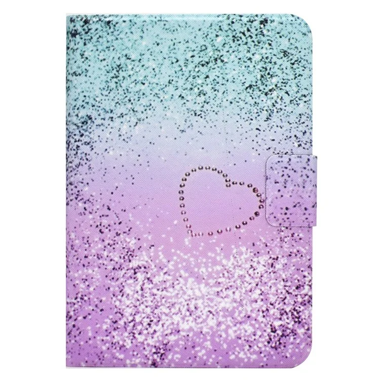 Pour Lenovo Legion Y700 Pattern Imprimée en Cuir Proof Tablet Case de Protection Couverture - Cœur