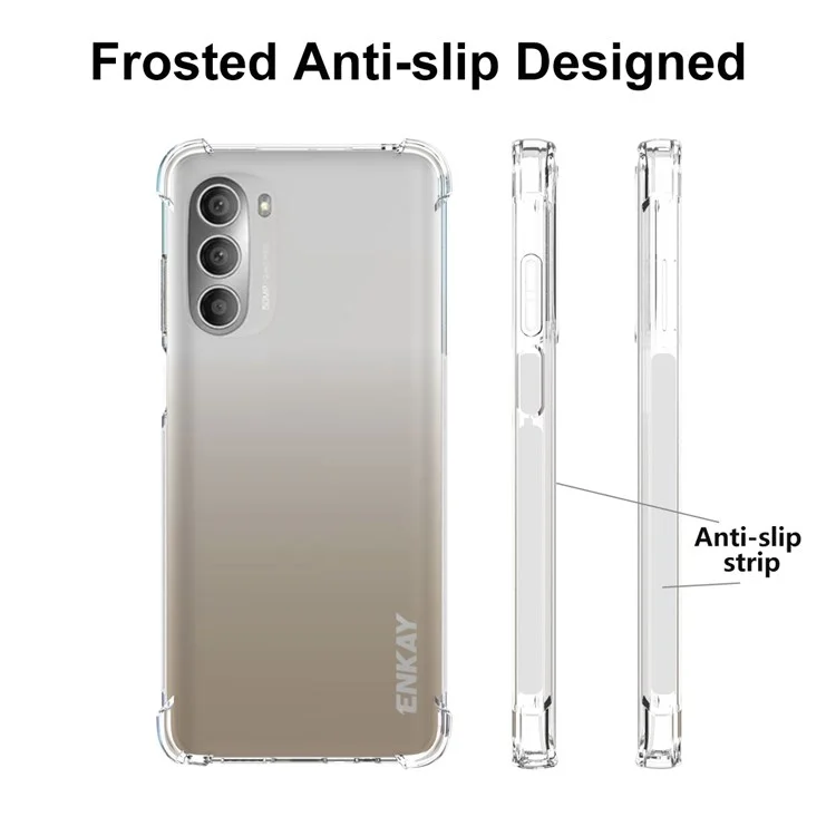Enkay Hat Prince Pour Motorola Moto G Stylus 5G (2022) Corners Renforcé