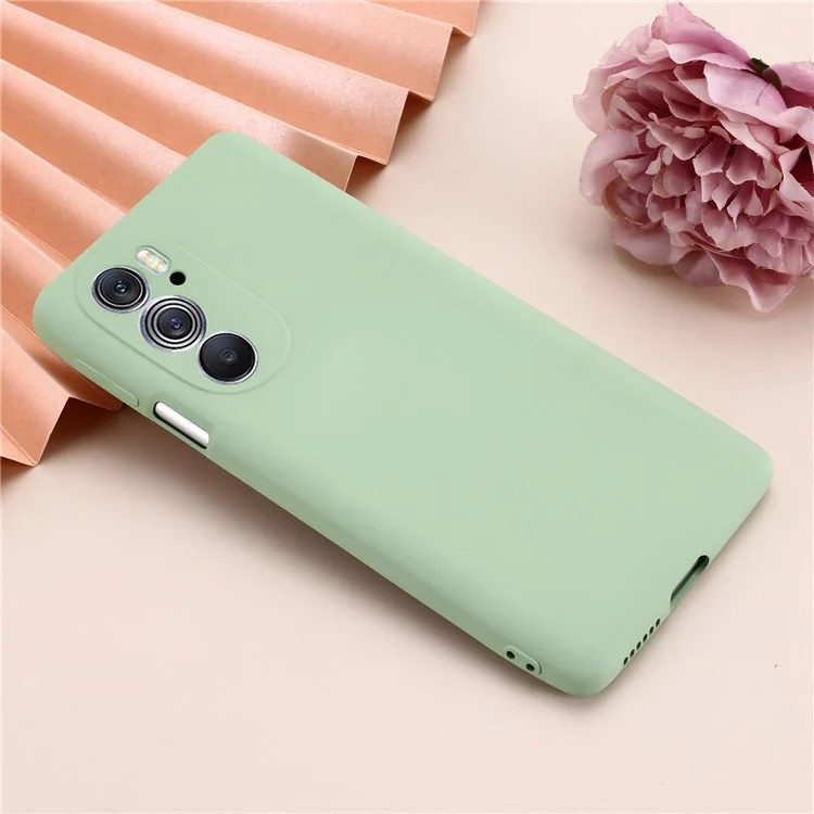 Pour Motorola Edge X30 MODE MICHOFIBER LIGNEMENT DE TÉLÉPHONE ARRIÈRE PRÉTOTER - Vert