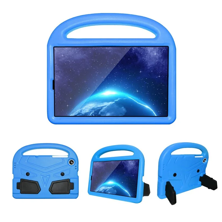 Pour Lenovo Tab M10 HD Gen 2 X306 Sparrow Style Shockproof EVA Tablet Case Kickstand Protective Cover avec Portable Handle - Bleu