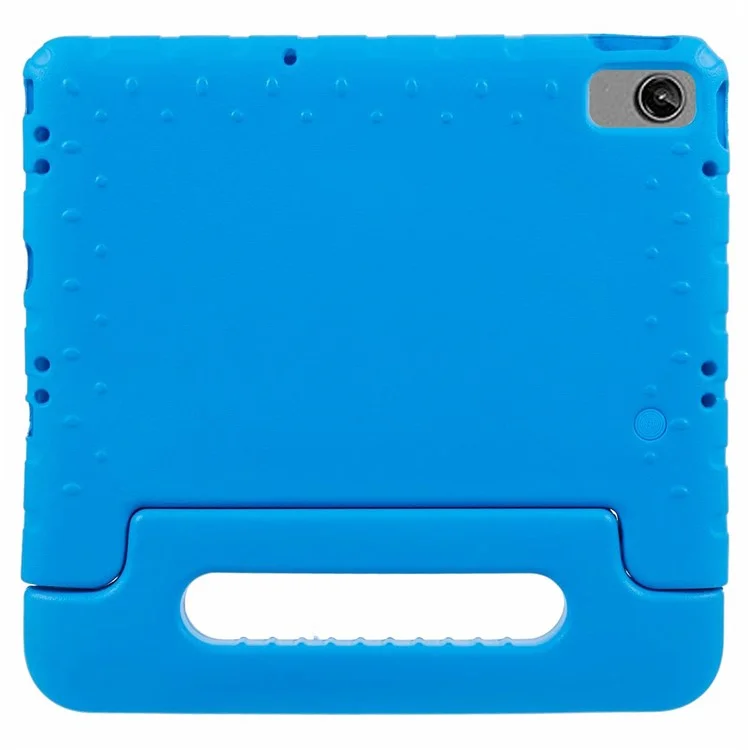 Para Lenovo Tab M10 Plus (Gen 3) Tampa de Tablet EVA à Prova de Choque Caso de Proteção Contra-arranhões Portátil de Kickstand - Azul