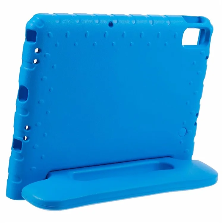 Pour Lenovo Tab M10 Plus (Gen 3) Couvre-tablette EVA à Amortisseur Handle Portable Handle Kickstand Anti-scratch Protective Case - Bleu