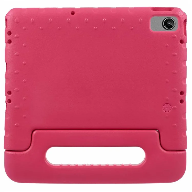 Per Lenovo Tab M10 Plus (3a generazione) / Tab M10 5G EVA Custodia per tablet Maniglia portatile Supporto per cavalletto - Rosa