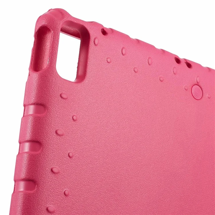 Per Lenovo Tab M10 Plus (3a generazione) / Tab M10 5G EVA Custodia per tablet Maniglia portatile Supporto per cavalletto - Rosa