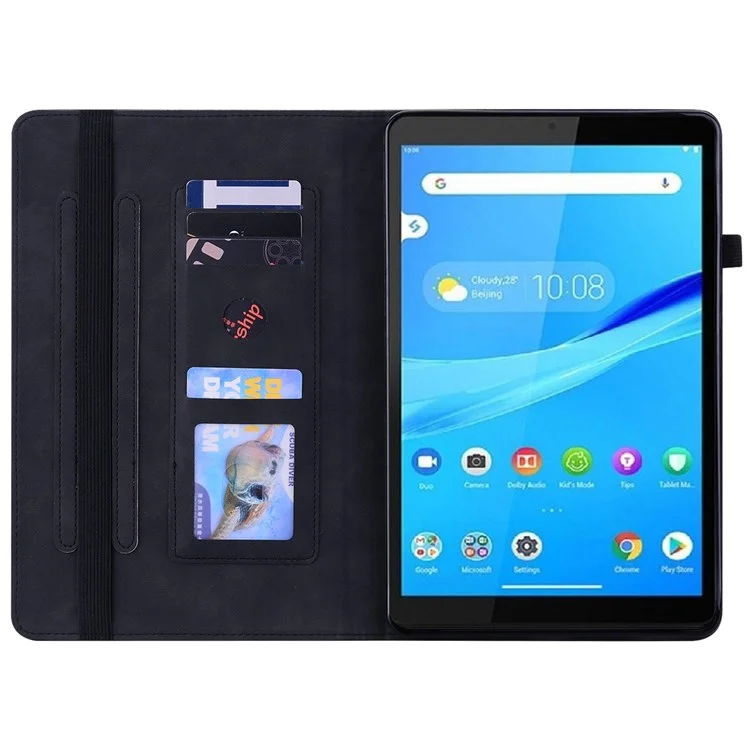 Para Lenovo Tab M8 (HD) TB-8505F/TB-8505X Casa de Comparto de Complaro de Pontrador de Pontrador - Preto