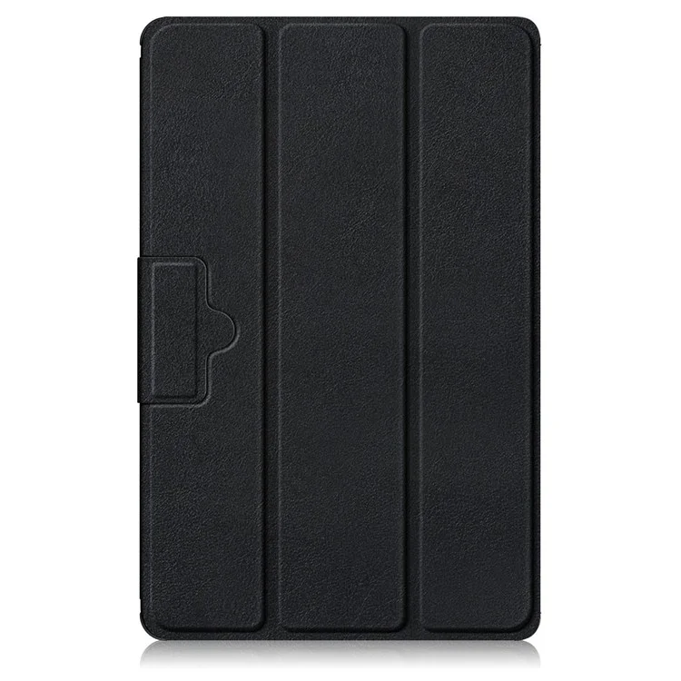 Custodia per tablet Lenovo Tab M10 Plus (3a Gen) / Xiaoxin Pad 2022 da 10,6 pollici 125FTB-128F Auto Wake / Sleep PC+PU Pelle Trifold Stand Cover Antiurto Protezione Custodia per Tablet - Nero
