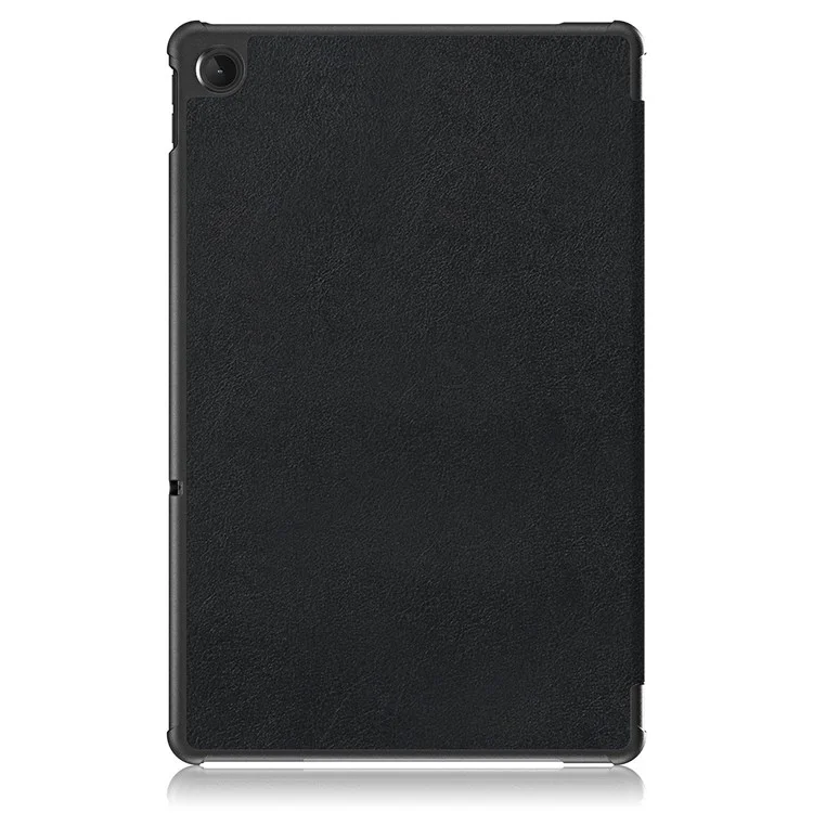 Custodia per tablet Lenovo Tab M10 Plus (3a Gen) / Xiaoxin Pad 2022 da 10,6 pollici 125FTB-128F Auto Wake / Sleep PC+PU Pelle Trifold Stand Cover Antiurto Protezione Custodia per Tablet - Nero