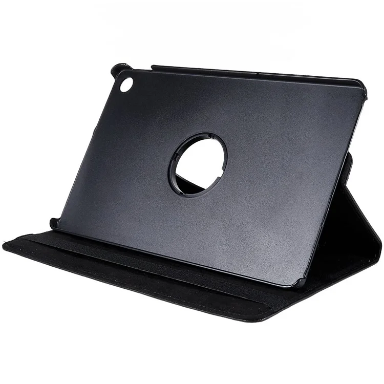 Pour Lenovo Tab M10 Plus (3ème génération) / Xiaoxin Pad 2022 10.6 pouces 125F / 128F Étui en cuir pour tablette Housse de protection rotative à 360 degrés avec support en position horizontale/verticale - Noir