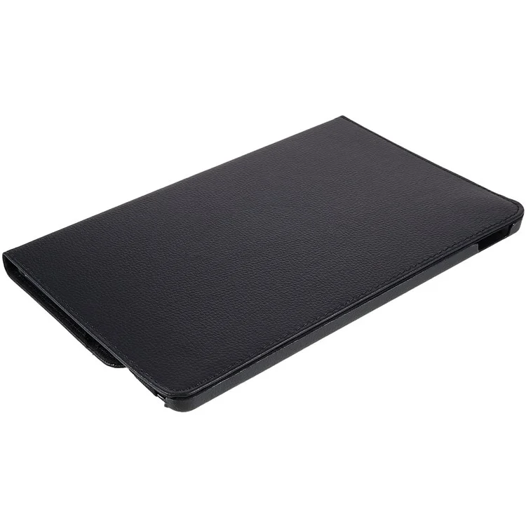 Para Lenovo Tab M10 Plus (Gen 3) 10,6 Polegadas 125f/128f Capa De Comprimido De Couro De Couro 360 Graus Tampa Protetora À Prova De Choque Com Horizontal/Vertical Stand - Preto