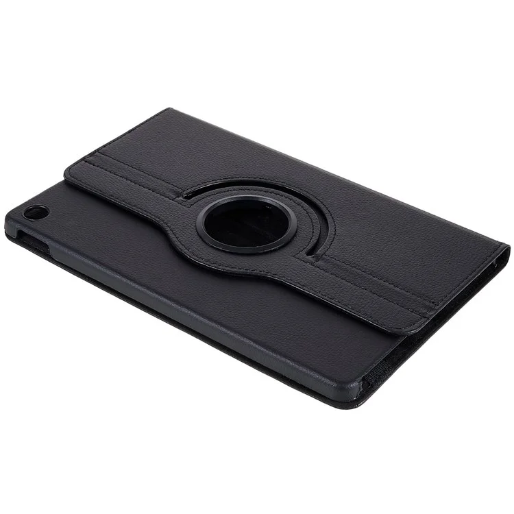 Para Lenovo Tab M10 Plus (Gen 3) 10.6 Pulgadas 125F/128F Caso De Tableta De Cuero 360 Grados Cubierta Protectora A Prueba De Choque Con Soporte Horizontal/vertical De Vista Vertical - Negro