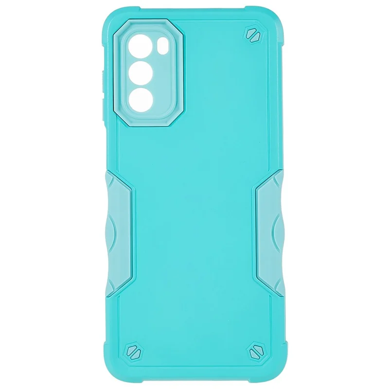 For Motorola Moto G52 4G / G82 5G Case Anti-Scratch PC Back Soft TPU Bumper Protective Cover - Light Green