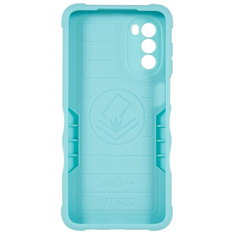 For Motorola Moto G52 4G / G82 5G Case Anti-Scratch PC Back Soft TPU Bumper Protective Cover - Light Green