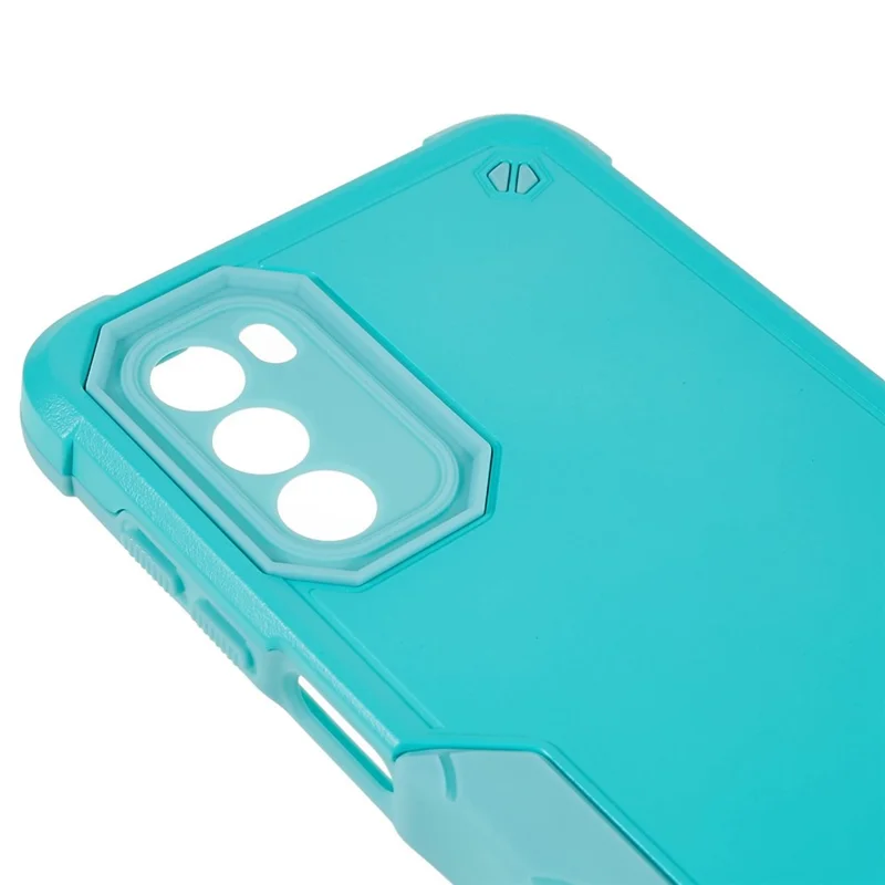 For Motorola Moto G52 4G / G82 5G Case Anti-Scratch PC Back Soft TPU Bumper Protective Cover - Light Green